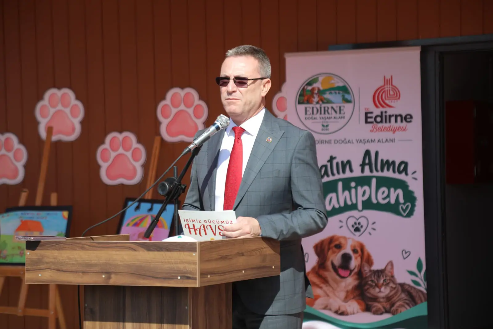 EDİRNE SAHİPSİZ HAYVAN DOĞAL YAŞAM ALANI HİZMETE AÇILDI galeri görseli